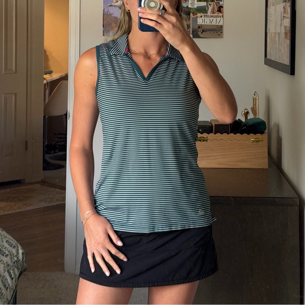 Adidas Sleeveless Golf Polo Tank Top
